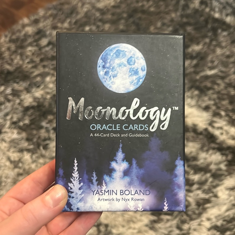 Others Follow Moonology Oracle Cards - Blue & Black Deck